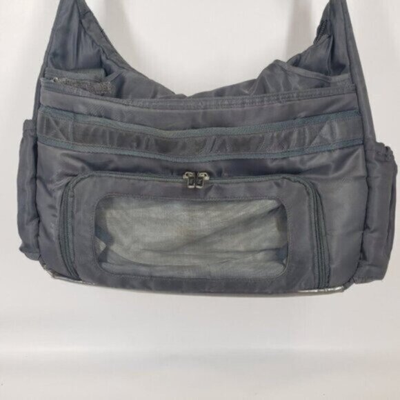 Lug Diaper Bag Grey Messenger Cross Body Carry All Gym Travel With Chang… - Picture 4 of 16